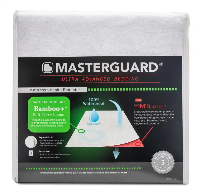 Masterguard Bamboo King Mattress Protector