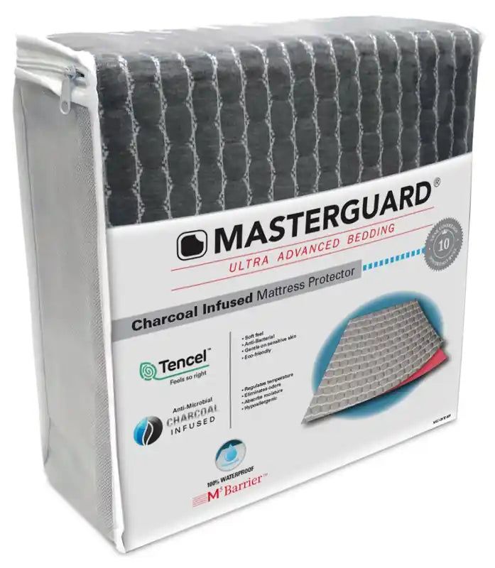 Masterguard Charcoal Tencel Twin Mattress Protector