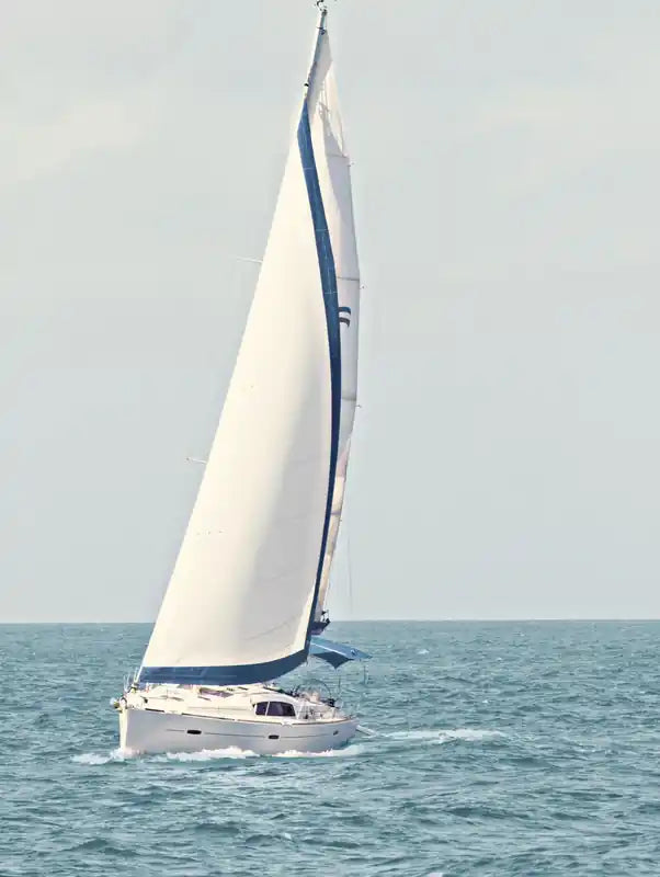 Sailboat In The Ocean Giant Art 72x54 Wall Art