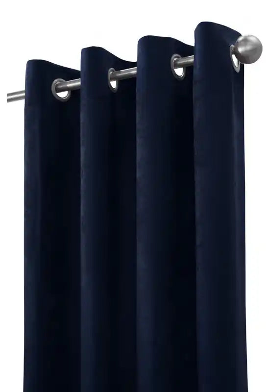 Festival Navy Light Filtering Grommet Curtain Panel - 52 x 95