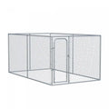 Pawhut 99 Sq. Ft. Dog Playpen Outdoor, Walk-in Dog Run Kennel Puppy Exercise Pen With Galvanized Ste