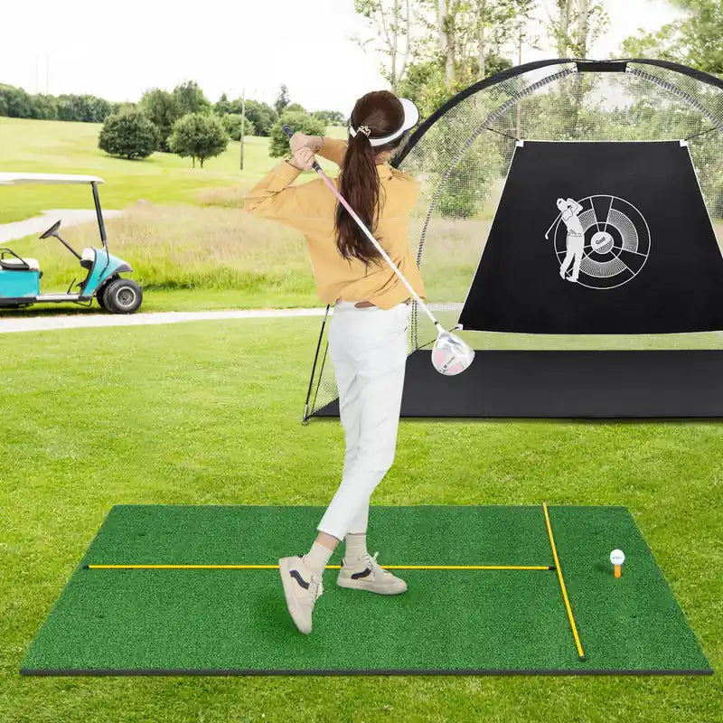 5 X 4 Ft Golf Hitting Mat Artificial Indoor Outdoor Turf Golf Training Mat 27 Mm