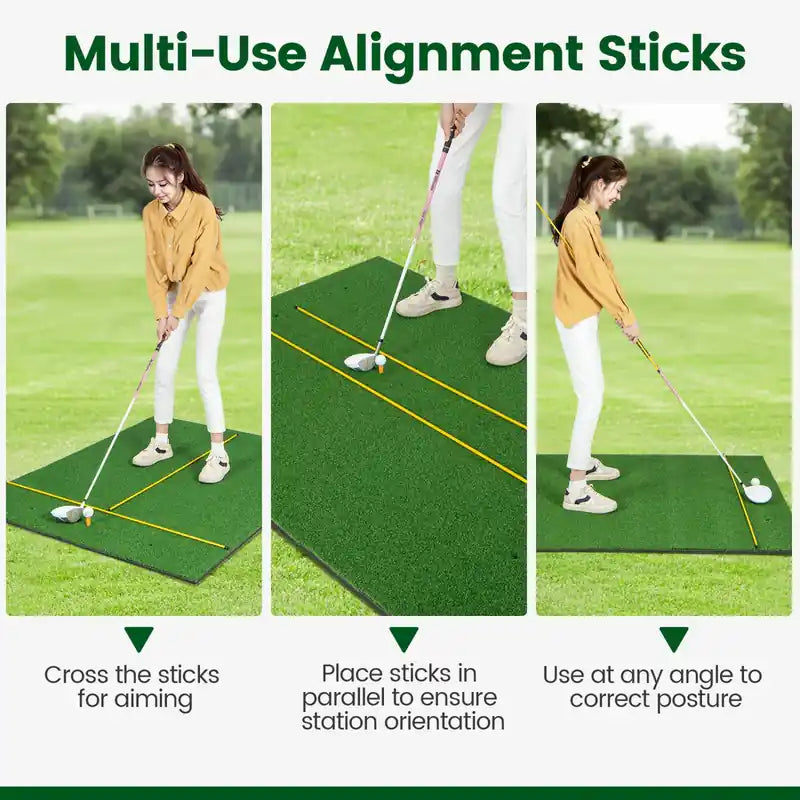 5 X 4 Ft Golf Hitting Mat Artificial Indoor Outdoor Turf Golf Training Mat 27 Mm