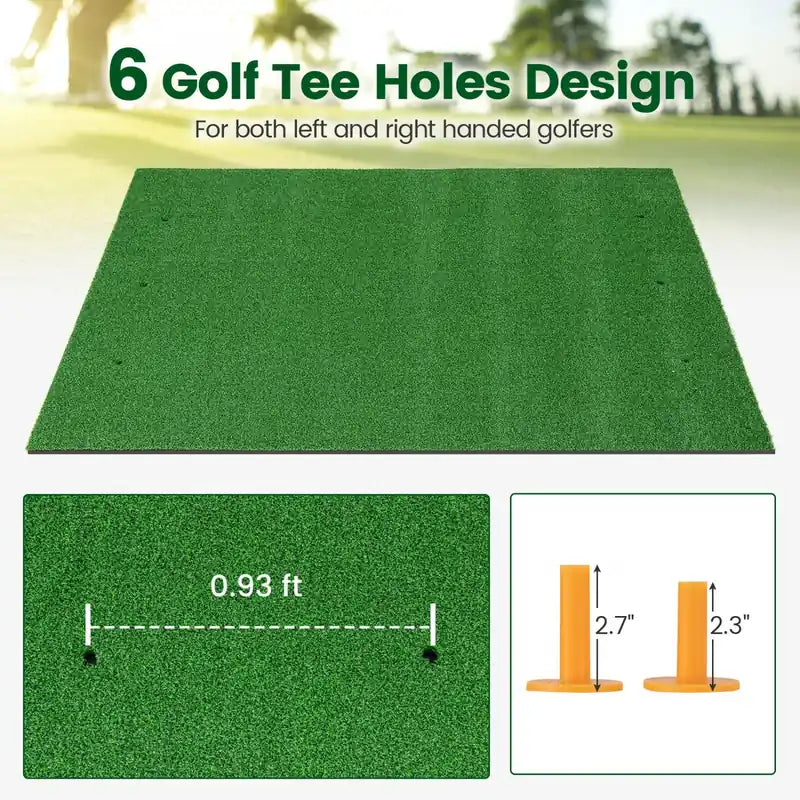 5 X 4 Ft Golf Hitting Mat Artificial Indoor Outdoor Turf Golf Training Mat 27 Mm