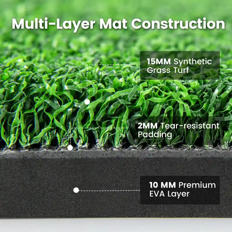 5 X 4 Ft Golf Hitting Mat Artificial Indoor Outdoor Turf Golf Training Mat 27 Mm